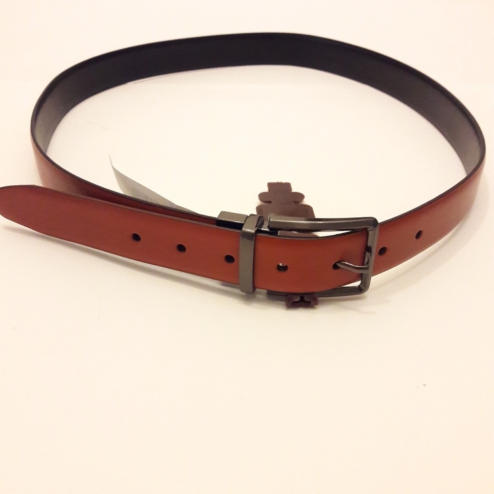 🛍🎁Trafalgar reversible tan / black medium belt